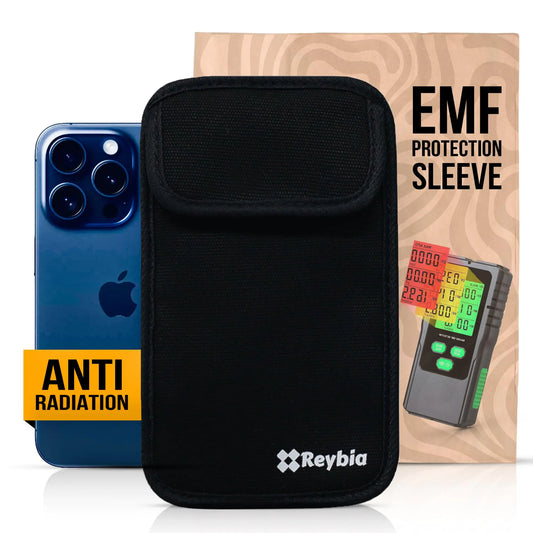 EMF Shield Sleeve for Cell Phone Radiation Blocker for Cell Phone EMF Bag - Anti Radiation Cell Phone Case - EMF Phone Protection Pouch - Signal Blocker RFID 5G EMP Radiation Blocking Cell Phone Case