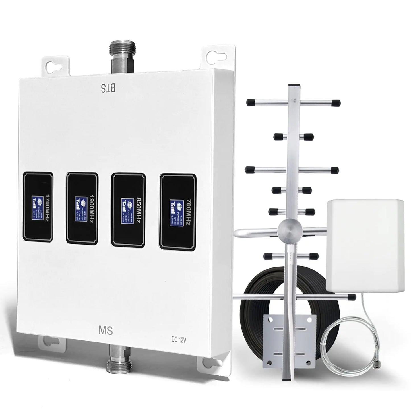 Cell Phone Signal Booster for Home Cell Phone Booster for All Carriers Boosts 2G 3G 4G LTE & 5G Up to 5000 sq ft Cell Booster - Verizon AT&T & More | FCC Approved